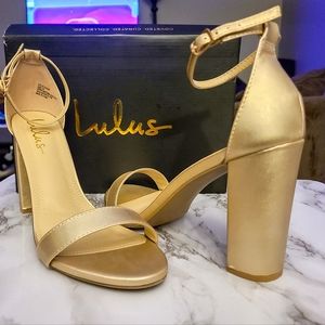Lulus Ankle Strap Open Toe Heel